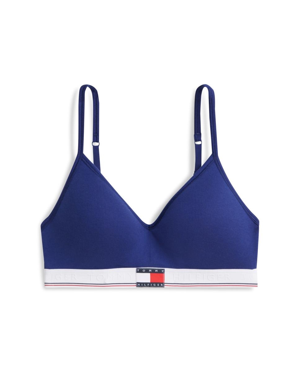 Bralette Push-Up Canelado Azul-médio-4