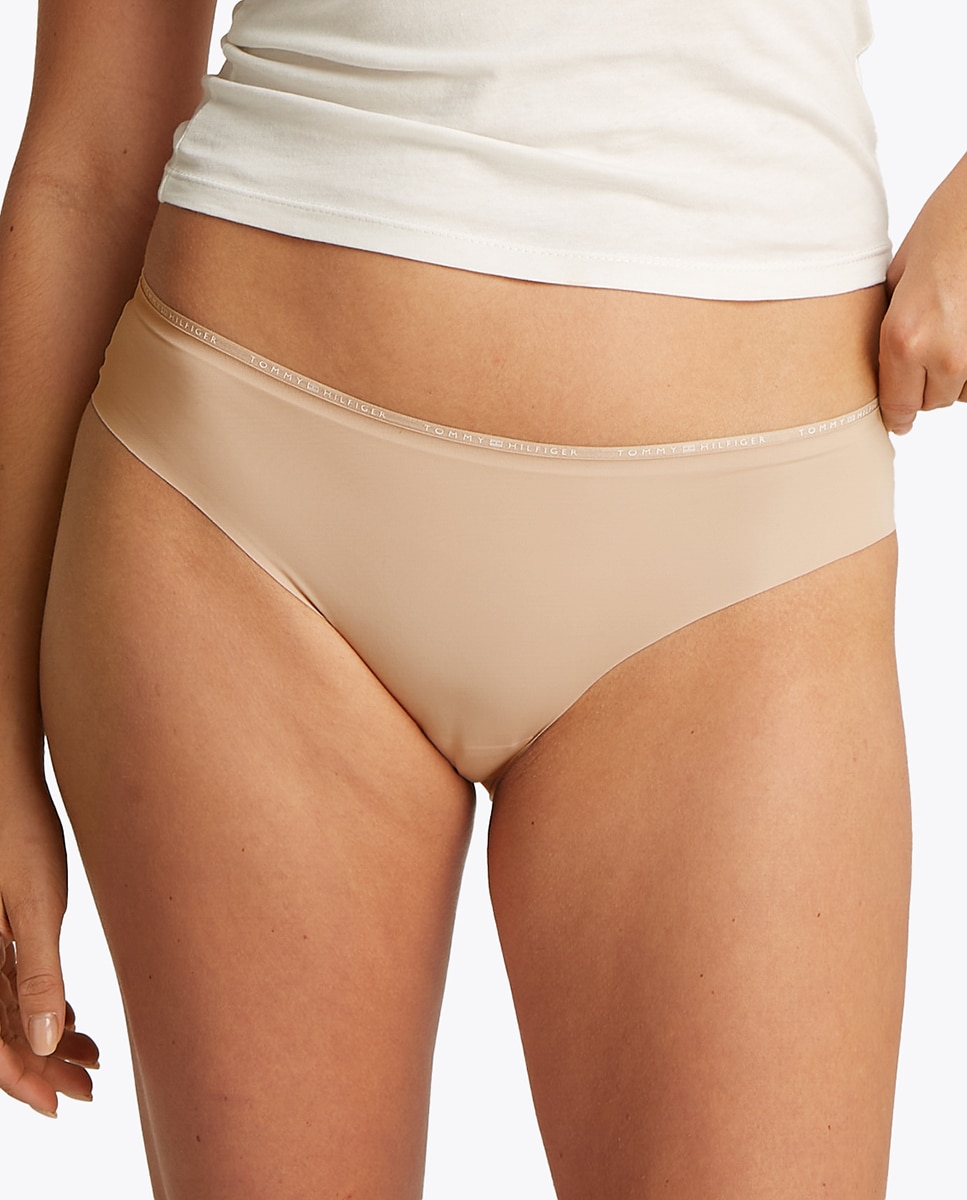 Cueca Essential com Inscrição no Tom Castanho-1