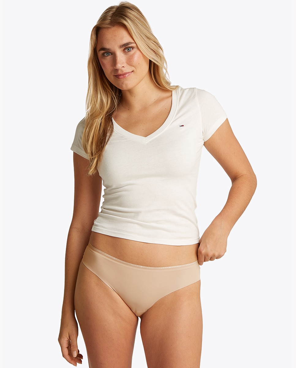 Cueca Essential com Inscrição no Tom Castanho-2