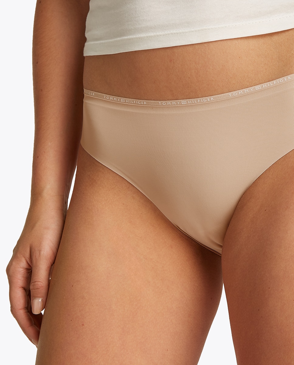 Cueca Essential com Inscrição no Tom Castanho-4