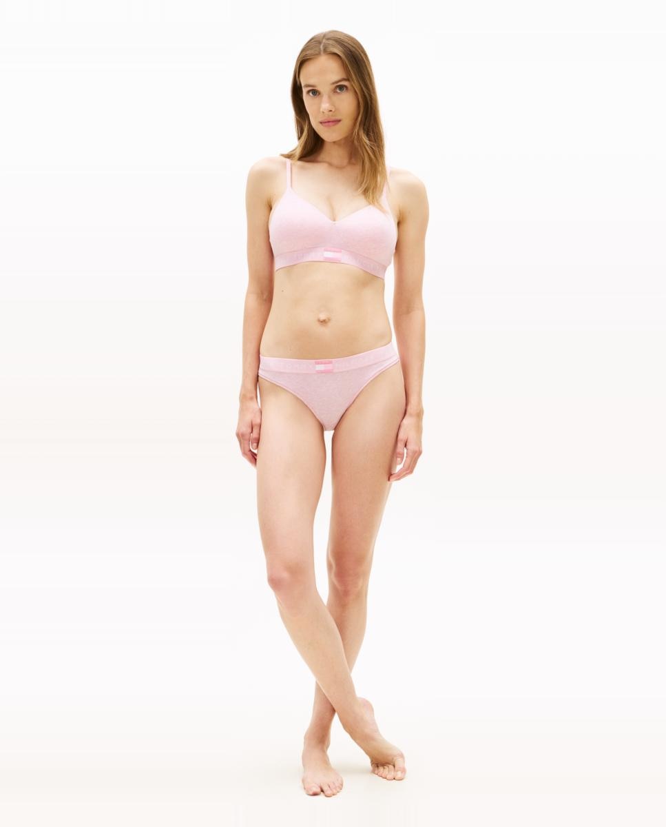 Cueca de Algodão com Bandeira no Cós Rosa-claro-5