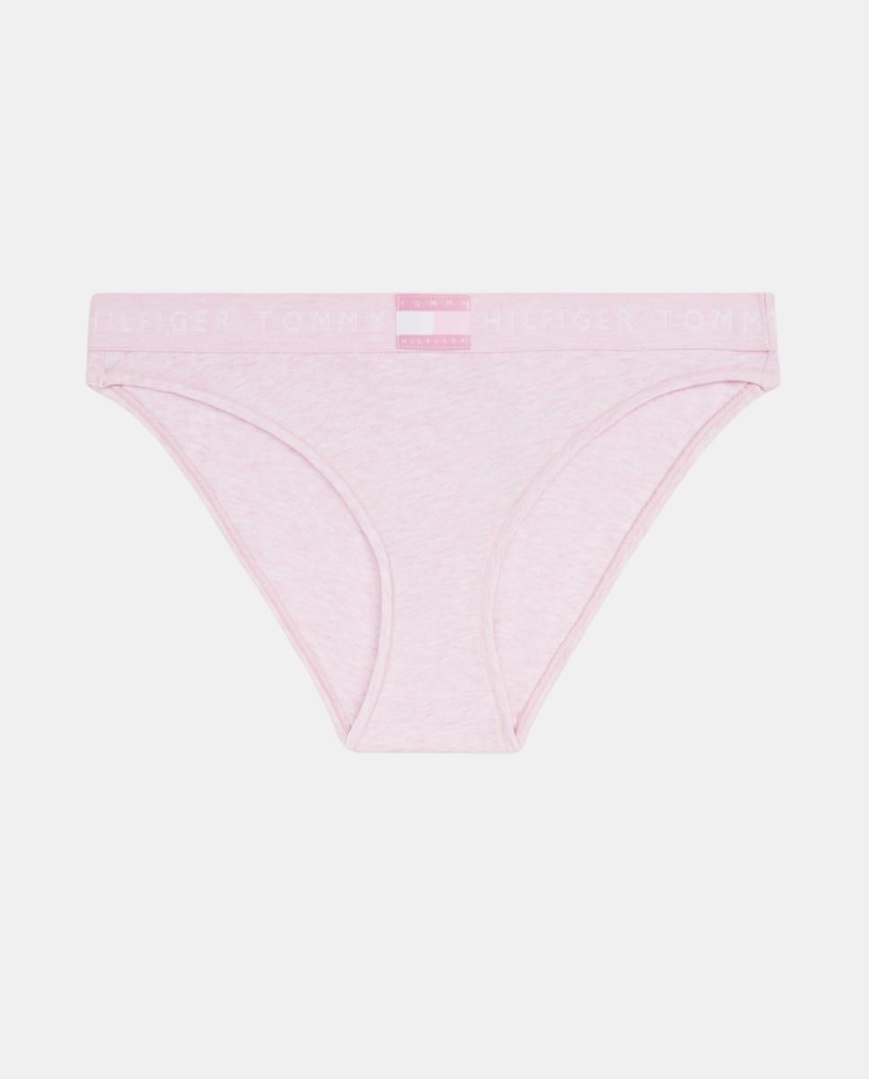 Cueca de Algodão com Bandeira no Cós Rosa-claro-4