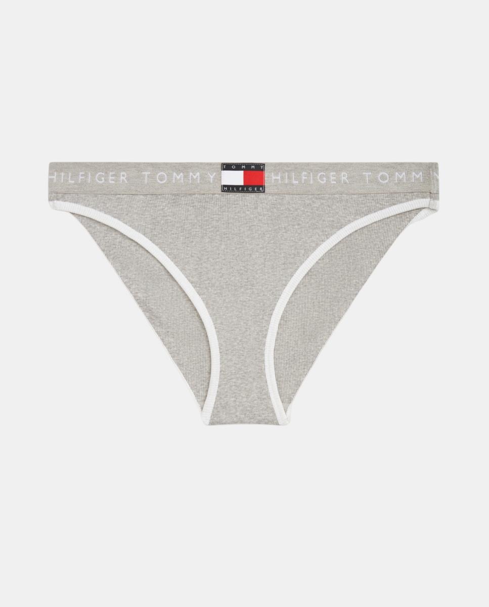 Cueca de Algodão Cinzento-4