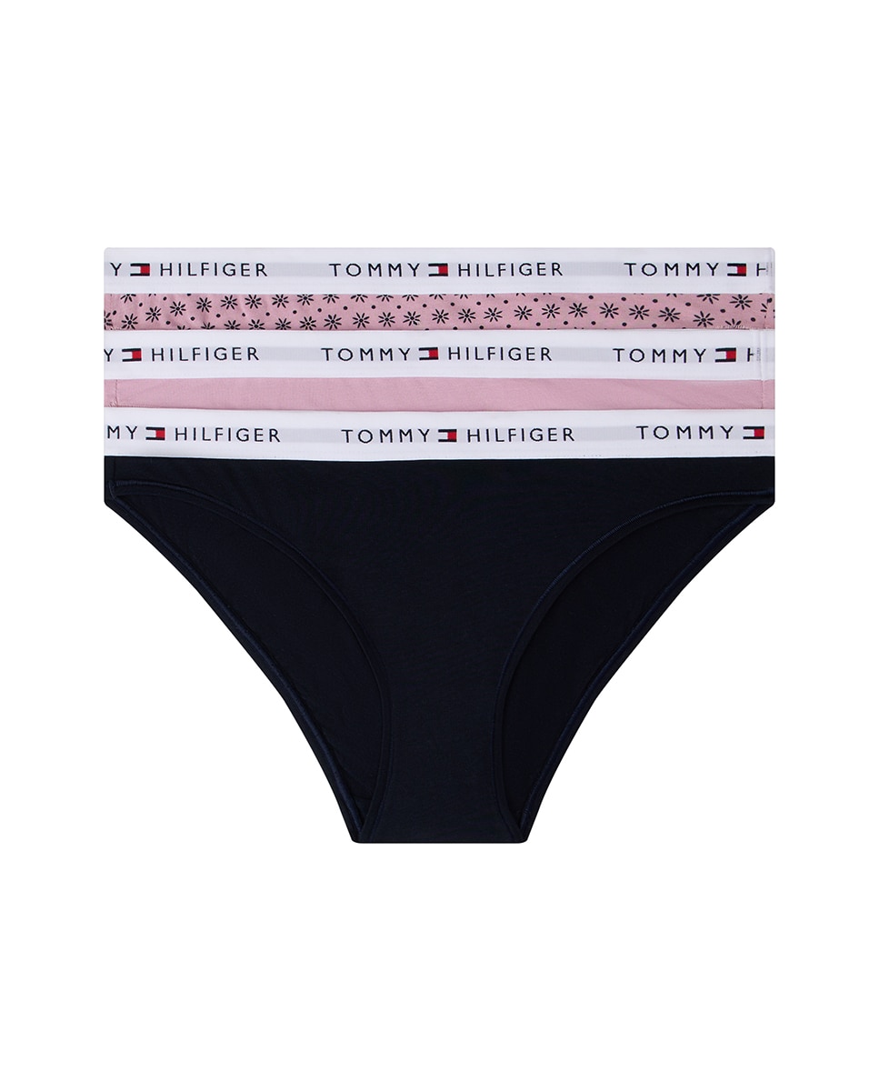 Pack de 3 Cuecas de Algodão com Logótipo Multicolor-5