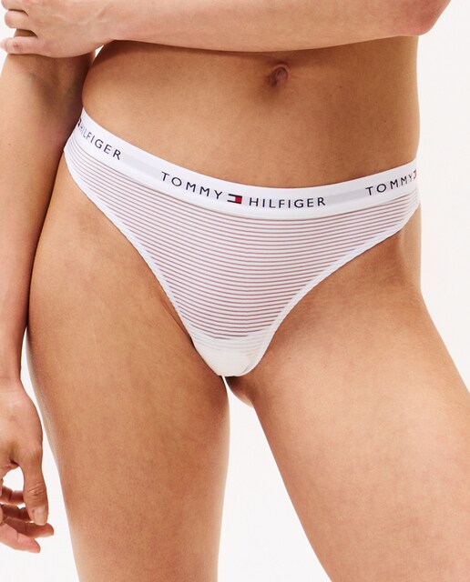 Imagen 0 de Pack de 3 tangas en lace con logo