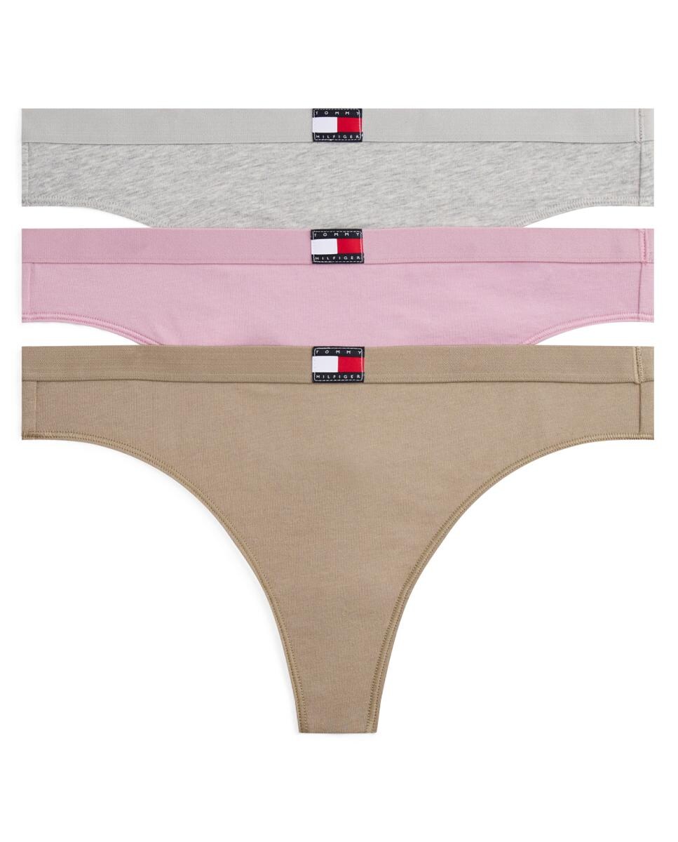 Pack de 3 Tangas Heritage com Logótipo Multicolor-6