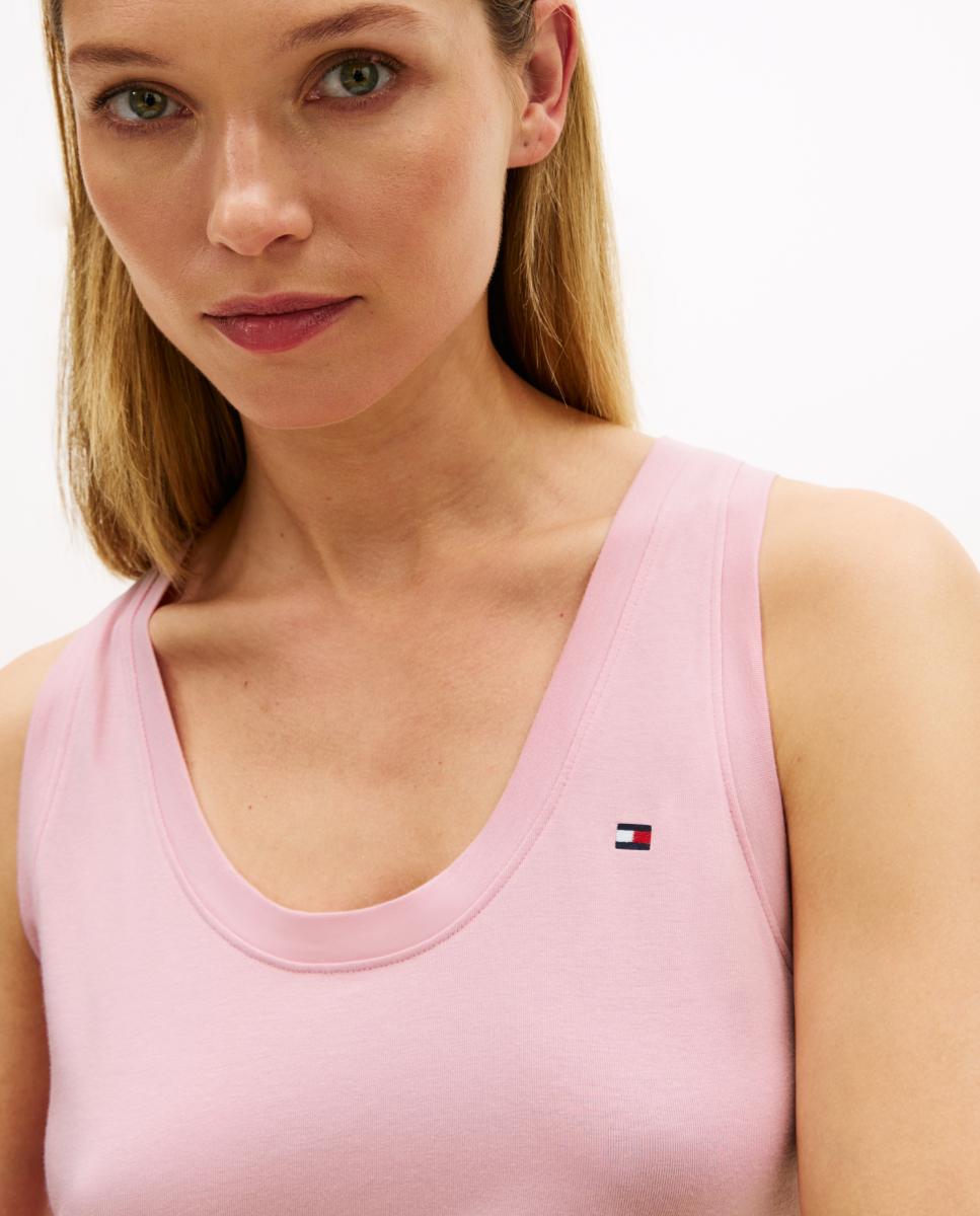 Tank Top de Modal Rosa-3