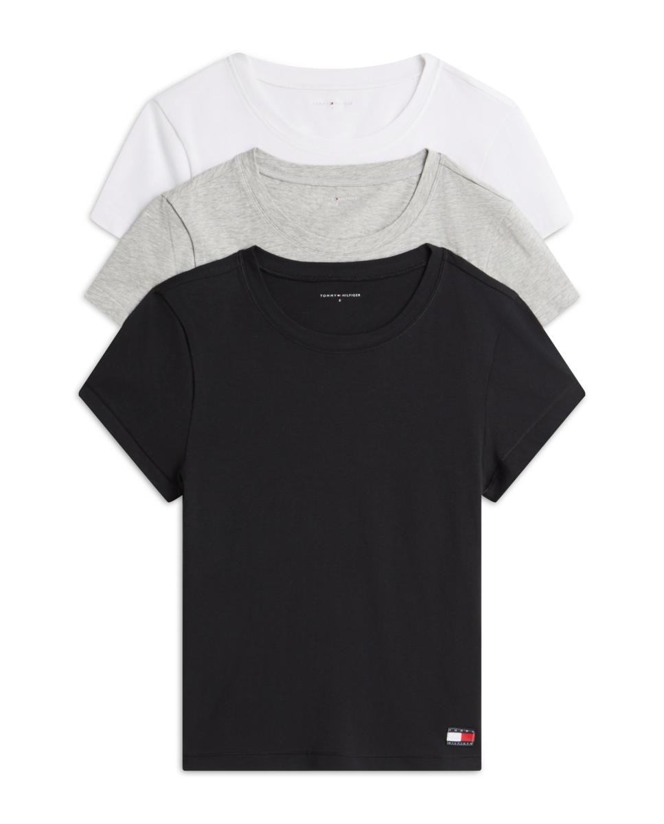 Pack de 3 camisetas de maga corta mujer - Tommy Hilfiger - Multicolor Multicolor-6