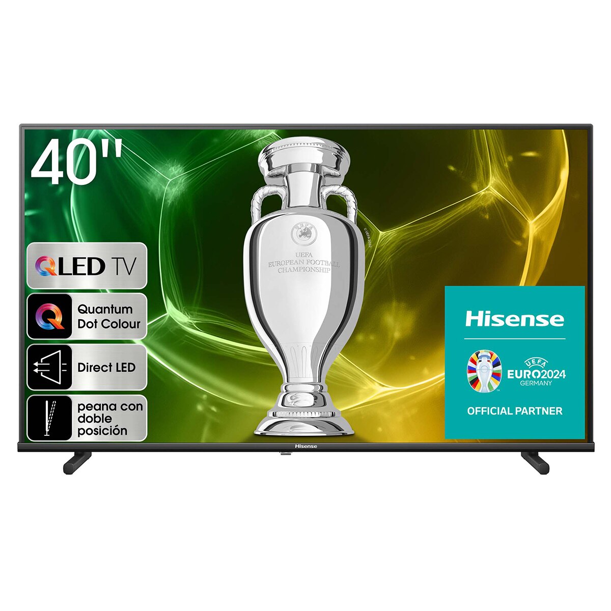 TV QLED 100,3 cm (40") Hisense 40A5KQ Full HD, Smart TV, Inteligencia Artificial (Reacondicionado Grado D) - Negro Negro-1