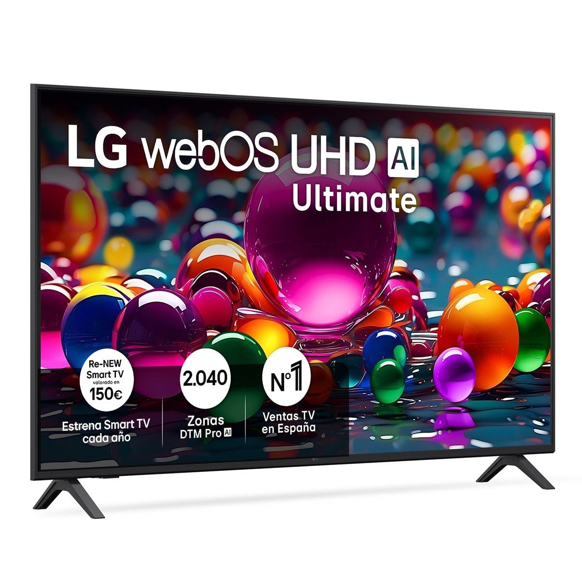 TV LED 139cm (55") LG UHD Ultimate AI 55UA75006LA, 4K Smart TV (Reacondicionado Grado C) Negro · El Corte Inglés — oferta en El Corte Inglés