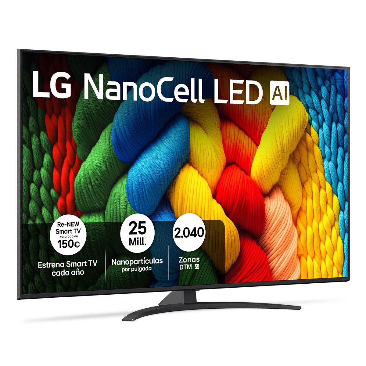 TV LED NanoCell AI 164cm (65") LG 65NANO81A6A, 4K Smart TV (Reacondicionado Grado A) Negro · El Corte Inglés — oferta en El Corte Inglés