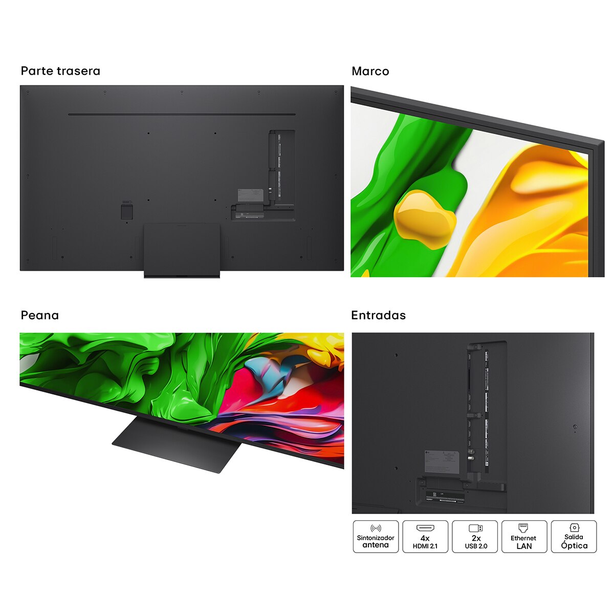 TV QNED evo MiniLED AI 164cm (65") LG 65QNED86A6A, 4K Smart TV (Reacondicionado Grado B) Negro Negro-16