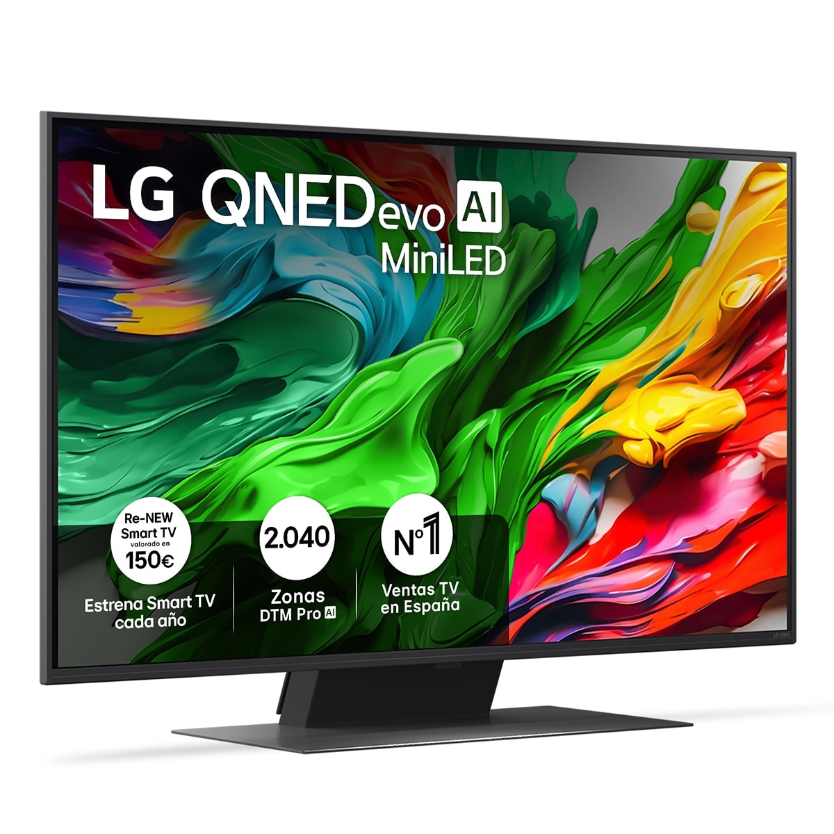 LG - TV QNED evo MiniLED AI 108cm (43") LG 43QNED86A6C, 4K Smart TV (Reacondicionado Grado D).