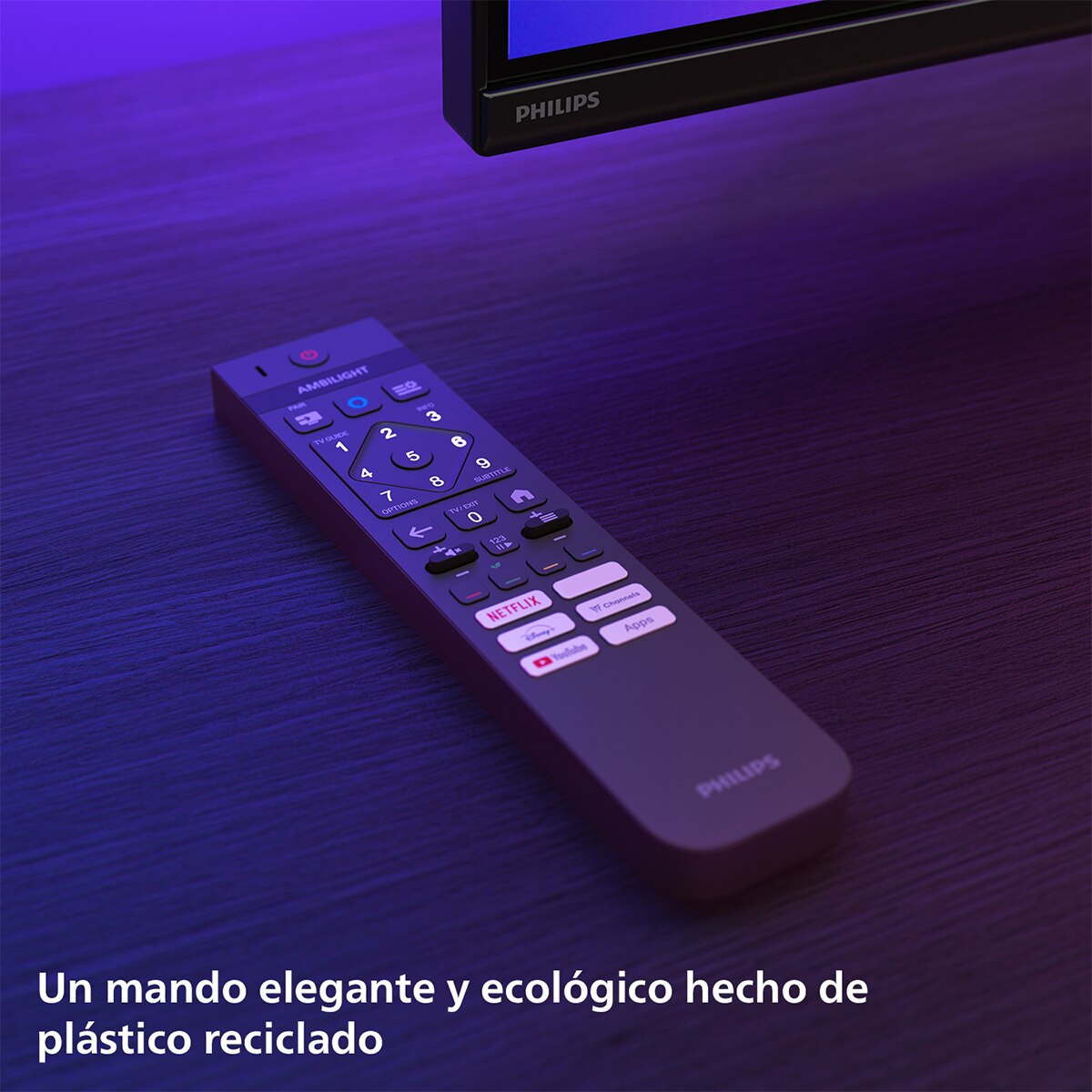TV QD-MiniLED 139 cm (55") Philips Ambilight 55MLED920/12 UHD 4K, Dolby Vision y Dolby Atmos, Titan OS, Smart TV (Reacondicionado Grado A) - Negro Negro-11