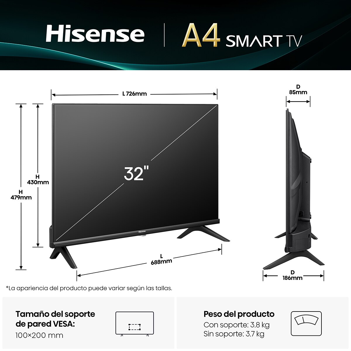 TV LED 80 cm (32