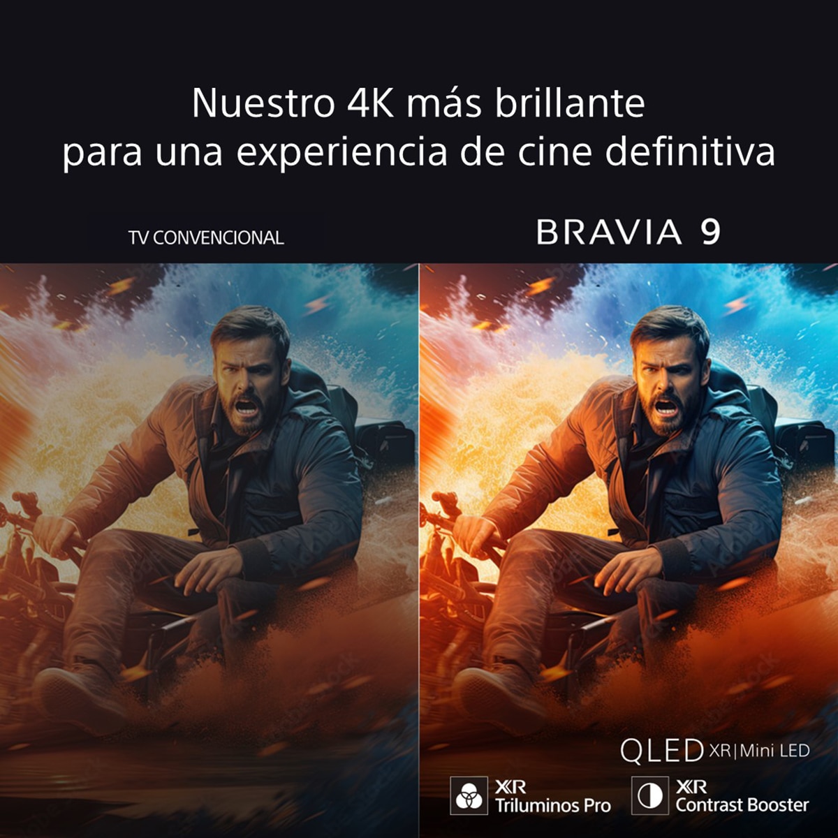 TV 65" Sony BRAVIA 9 K65XR90 Mini LED, 4K HDR, Google TV, Smart TV, Funciones para PS5, IMAX Enhanced, Dolby Vision Atmos (Reacondicionado Grado D) - Negro Negro-4