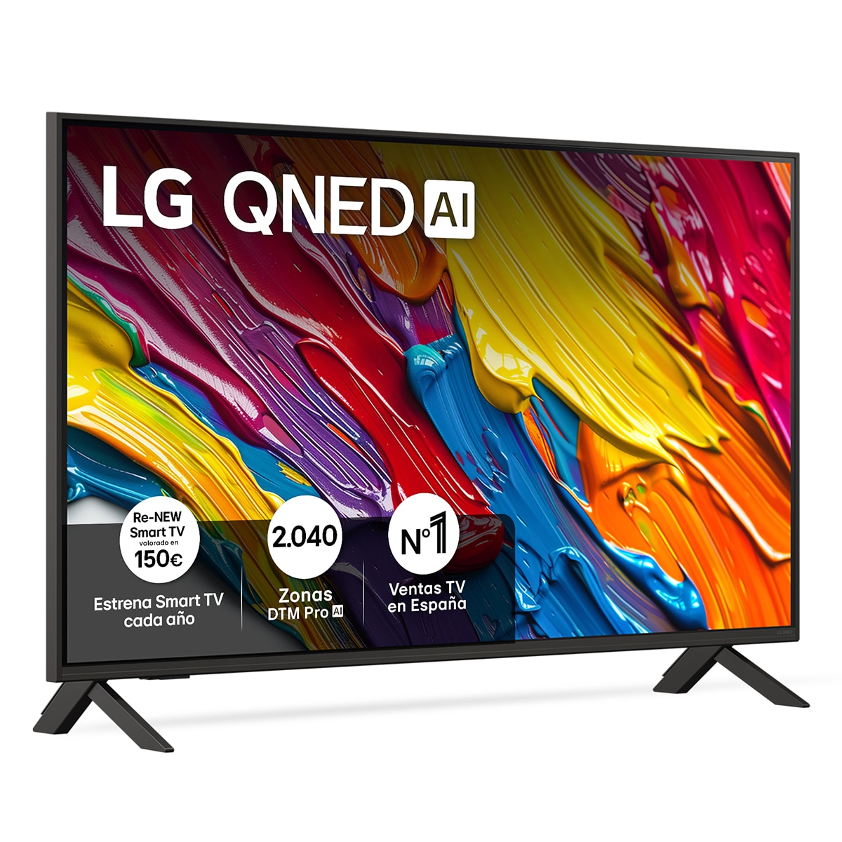 TV QNED AI 108cm (43") LG 43QNED84A6C, 4K Smart TV (Reacondicionado Grado D) - Negro · El Corte Inglés — oferta en El Corte Inglés