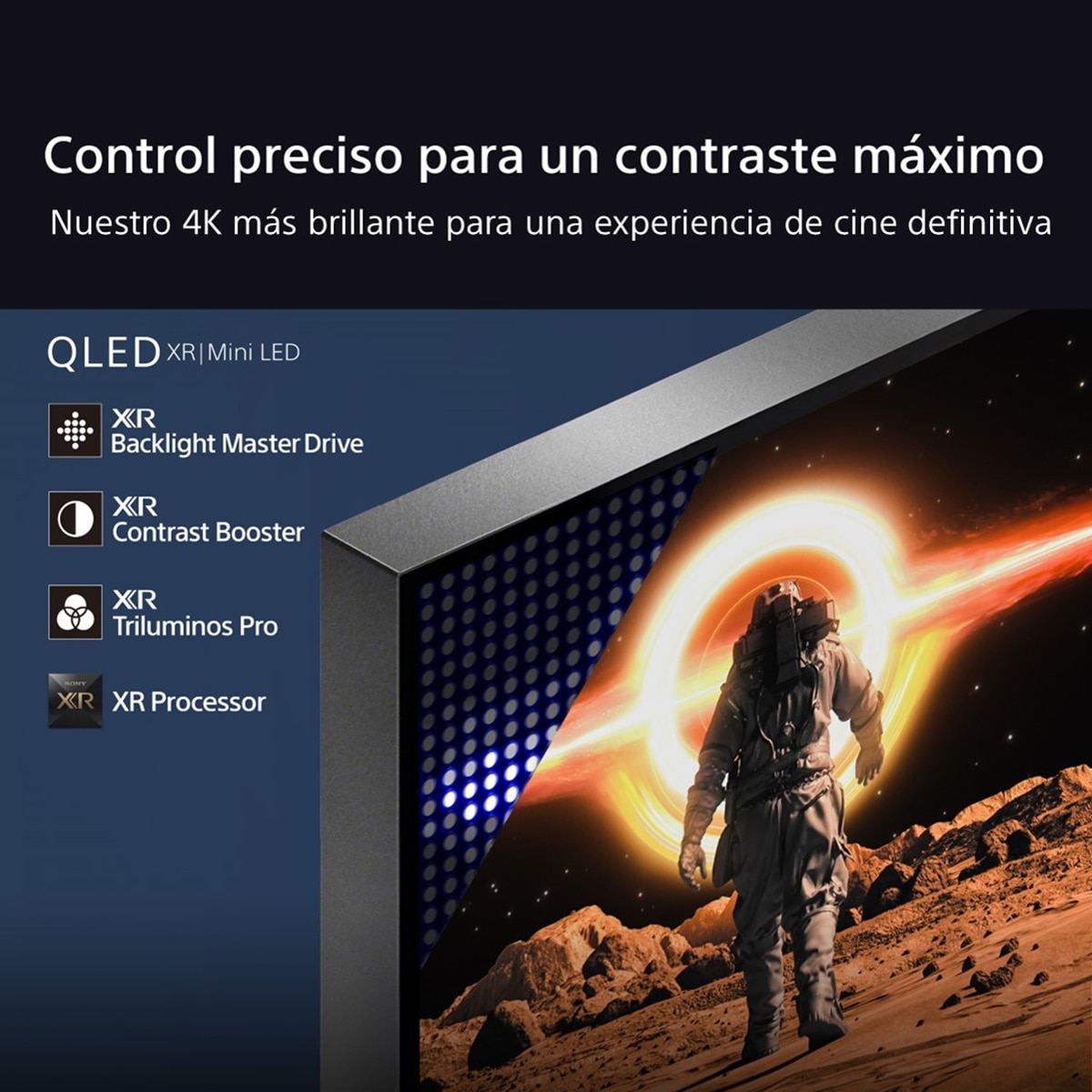 TV 65" Sony BRAVIA 9 K65XR90 Mini LED, 4K HDR, Google TV, Smart TV, Funciones para PS5, IMAX Enhanced, Dolby Vision Atmos (Reacondicionado Grado D) - Negro Negro-5