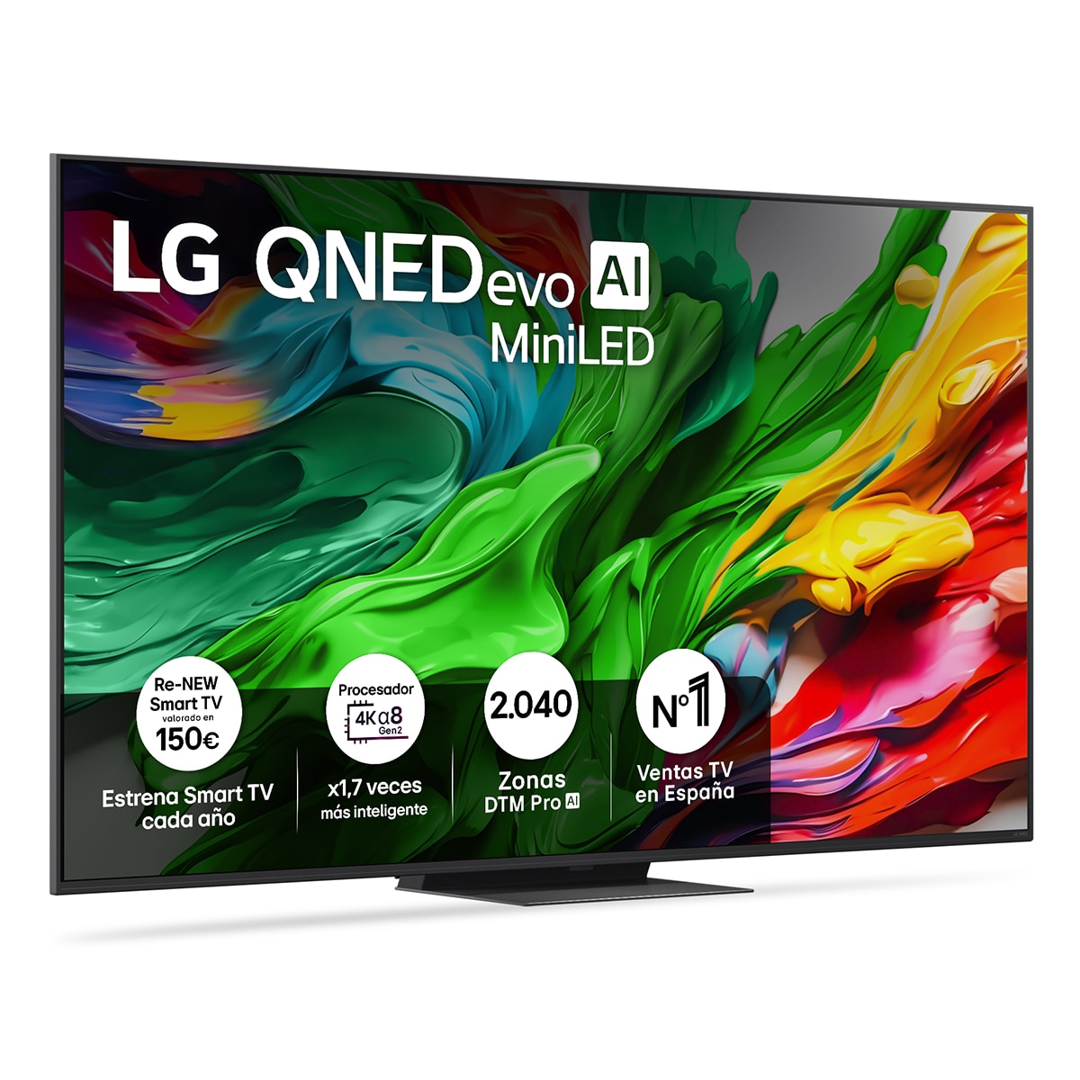 TV QNED evo MiniLED AI 164cm (65") LG 65QNED86A6A, 4K Smart TV (Reacondicionado Grado D) Negro · El Corte Inglés — oferta en El Corte Inglés
