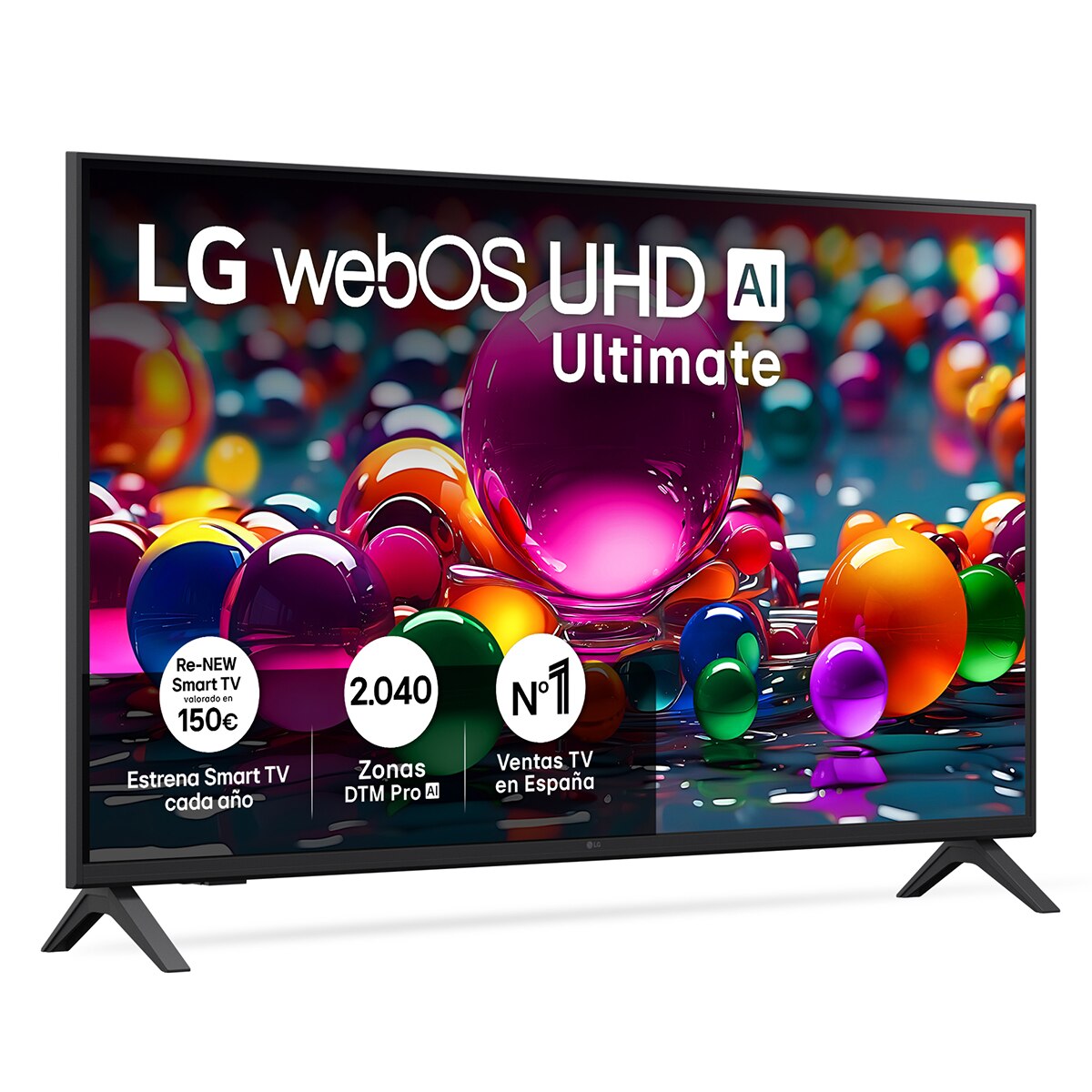 TV LED 108cm (43") LG UHD Ultimate AI 43UA75006LA, 4K Smart TV (Reacondicionado Grado D) Negro · El Corte Inglés — oferta en El Corte Inglés