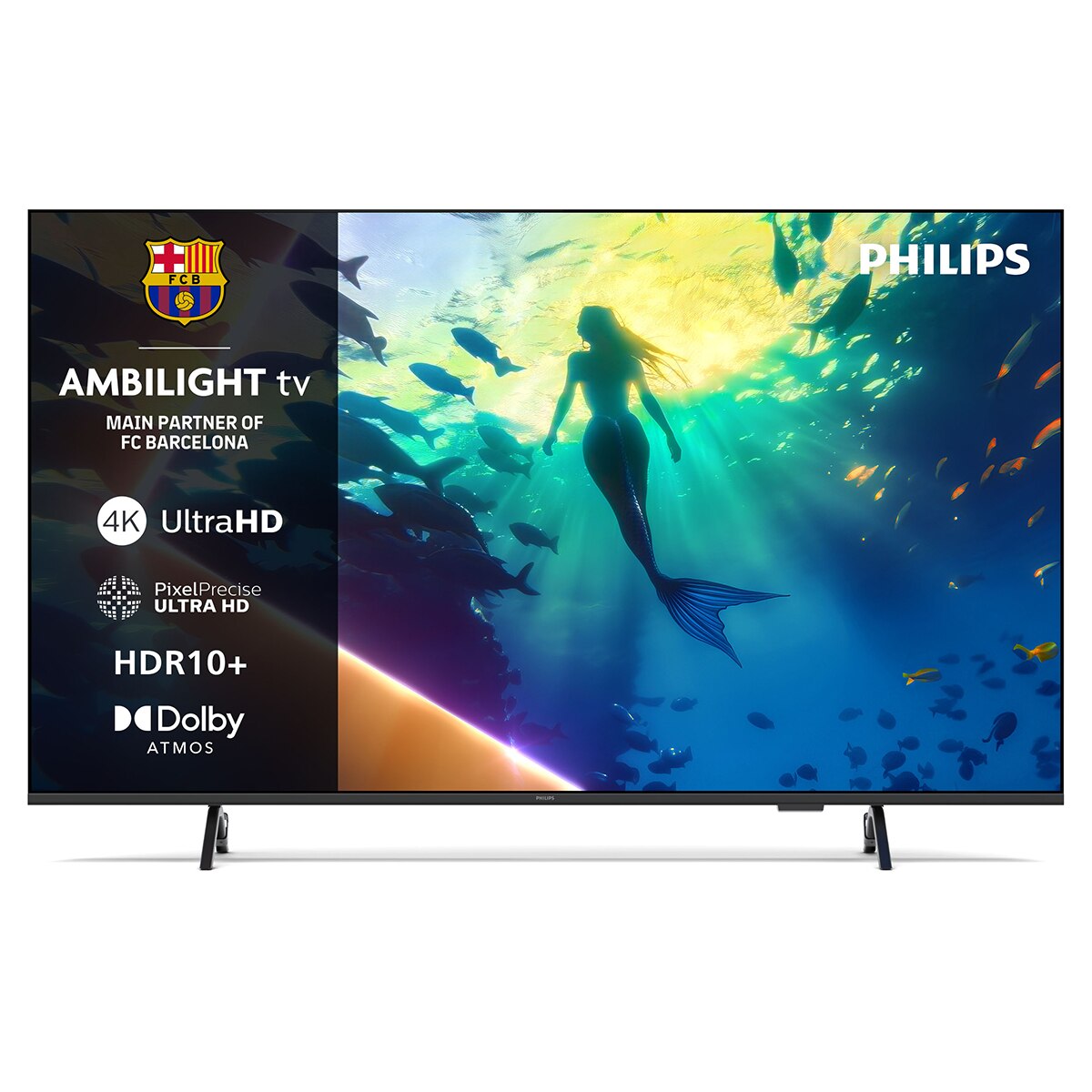 PHILIPS - TV LED 164 cm (65") Philips Ambilight 65PUS8010-12 UHD 4K, Dolby Atmos, Titan OS, Smart TV (Reacondicionado Grado A).