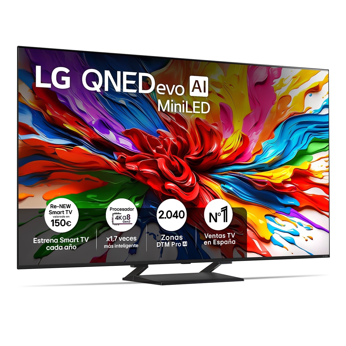 LG - TV QNED evo MiniLED AI 189cm (75") LG 75QNED93A6A, 4K Smart TV (Reacondicionado Grado C).