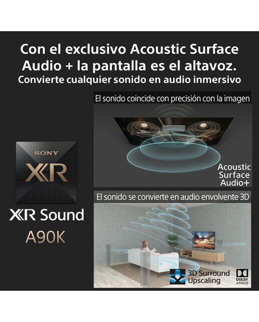 TV 48" Sony BRAVIA XR-48A90K OLED 4K HDR, Google TV, Smart TV, XR Cognitive Processor, XR Triluminos Pro (Reacondicionado Grado C) - Negro Negro-4