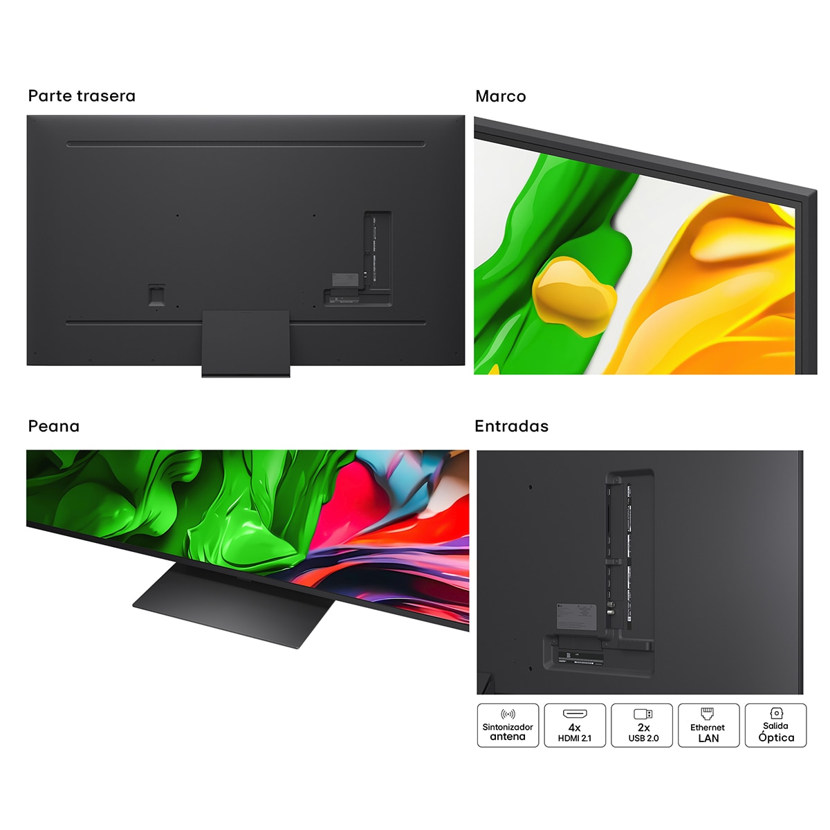 TV QNED evo MiniLED AI 217cm (86") LG 86QNED86A6A, 4K Smart TV (Reacondicionado Grado C) - Negro Negro-16