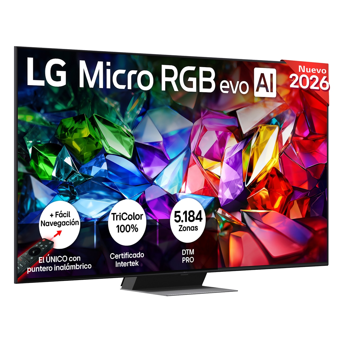LG - TV Micro RGB evo 189 cm (75") LG 75MRGB96B6B 4K, Smart TV, AI, MRGB96 (Reacondicionado Grado A).