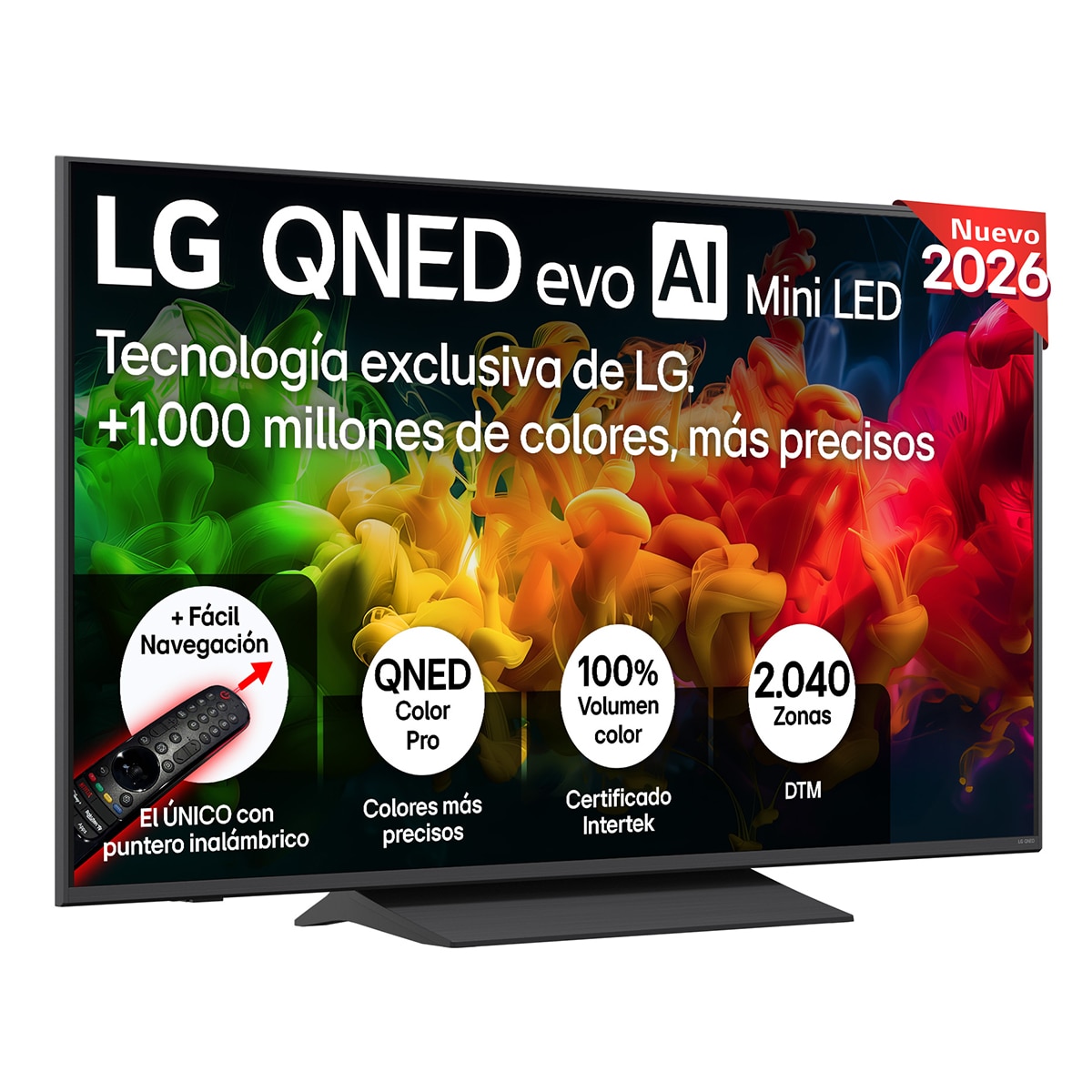LG - TV QNED evo Mini LED 139 cm (55") LG 55QNED8EB3B 4K, Smart TV, AI, QNED8E (Reacondicionado Grado A).
