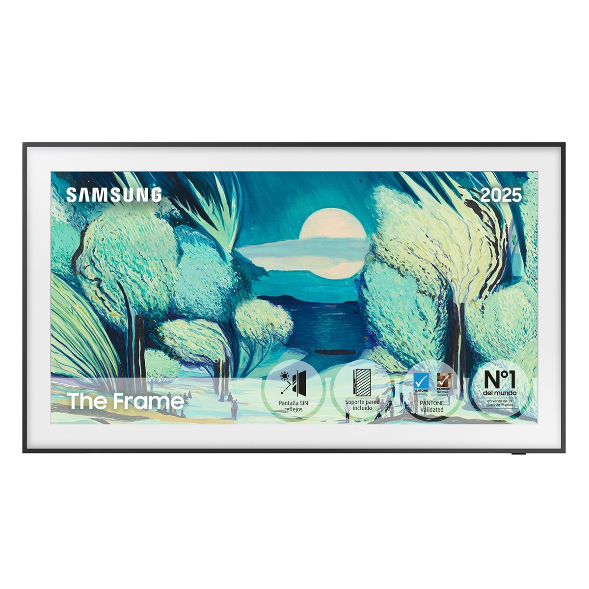 Samsung - TV QLED 139cm (55") Samsung The Frame TQ55LS03FAUXXC 4K Smart TV, Soporte incluido (Reacondicionado Grado A).