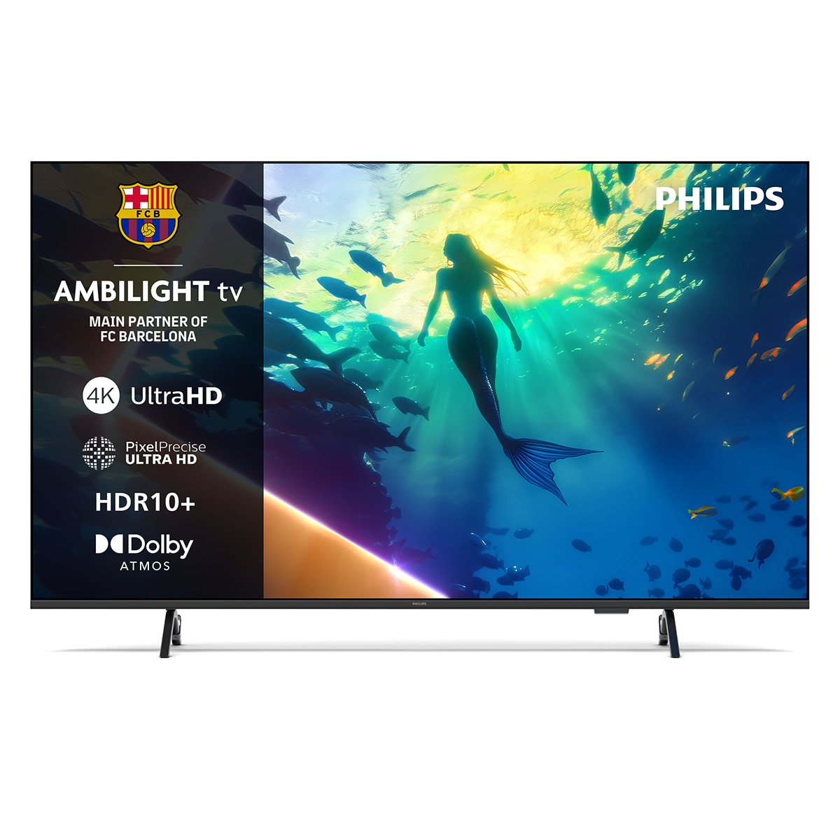 Philips - TV LED 108 cm (43") Philips Ambilight 43PUS8010-12 UHD 4K, Dolby Atmos, Titan OS, Smart TV (Reacondicionado Grado A).