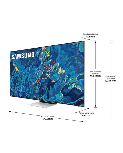 TV Neo QLED 189 cm (75") Samsung QE75QN95B Quantum Matrix Technology 4K Inteligencia Artificial Smart TV (Reacondicionado Grado C) - Silver Silver-9