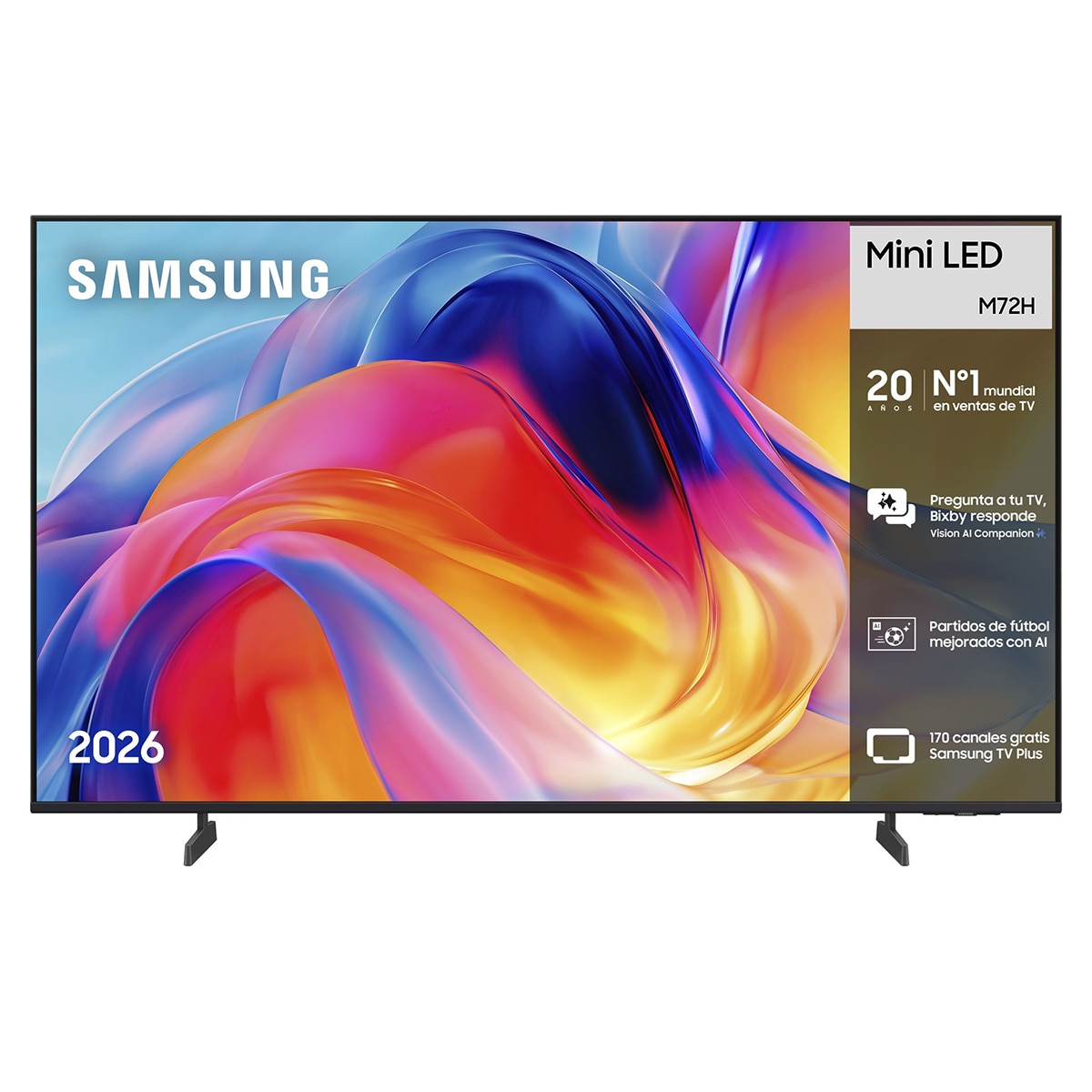 Samsung - TV Mini LED 127cm (50") Samsung TU50M72HAUXXC 4K Smart TV con Vision AI Football Mode (Reacondicionado Grado A).