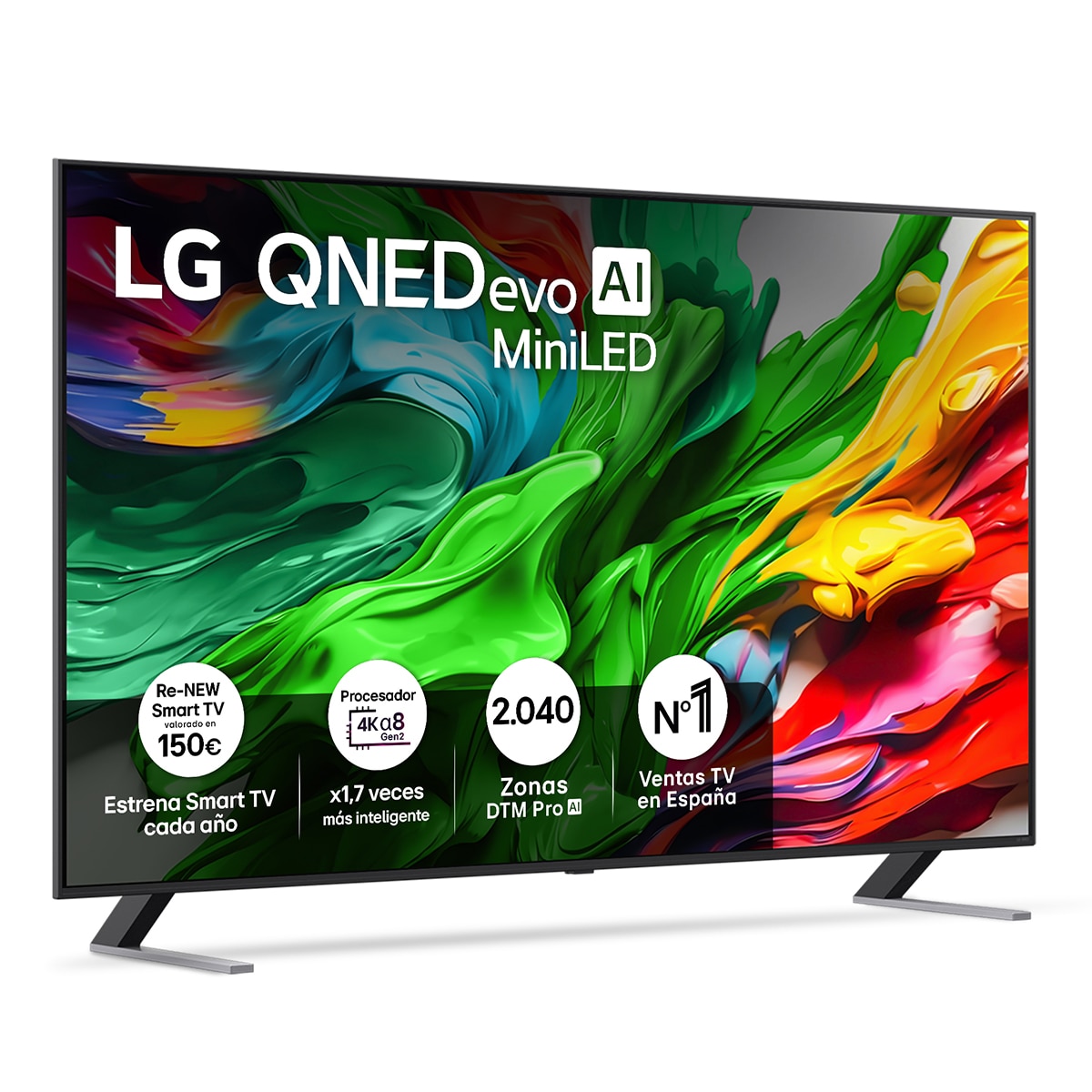 LG - TV QNED evo MiniLED AI 189cm (75") LG 75QNED85A6C, 4K Smart TV (Reacondicionado Grado A).