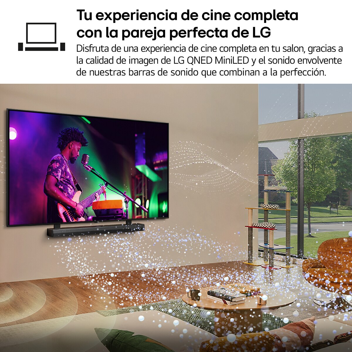 TV QNED evo MiniLED AI 189cm (75") LG 75QNED85A6C, 4K Smart TV (Reacondicionado Grado A) - Negro Negro-13