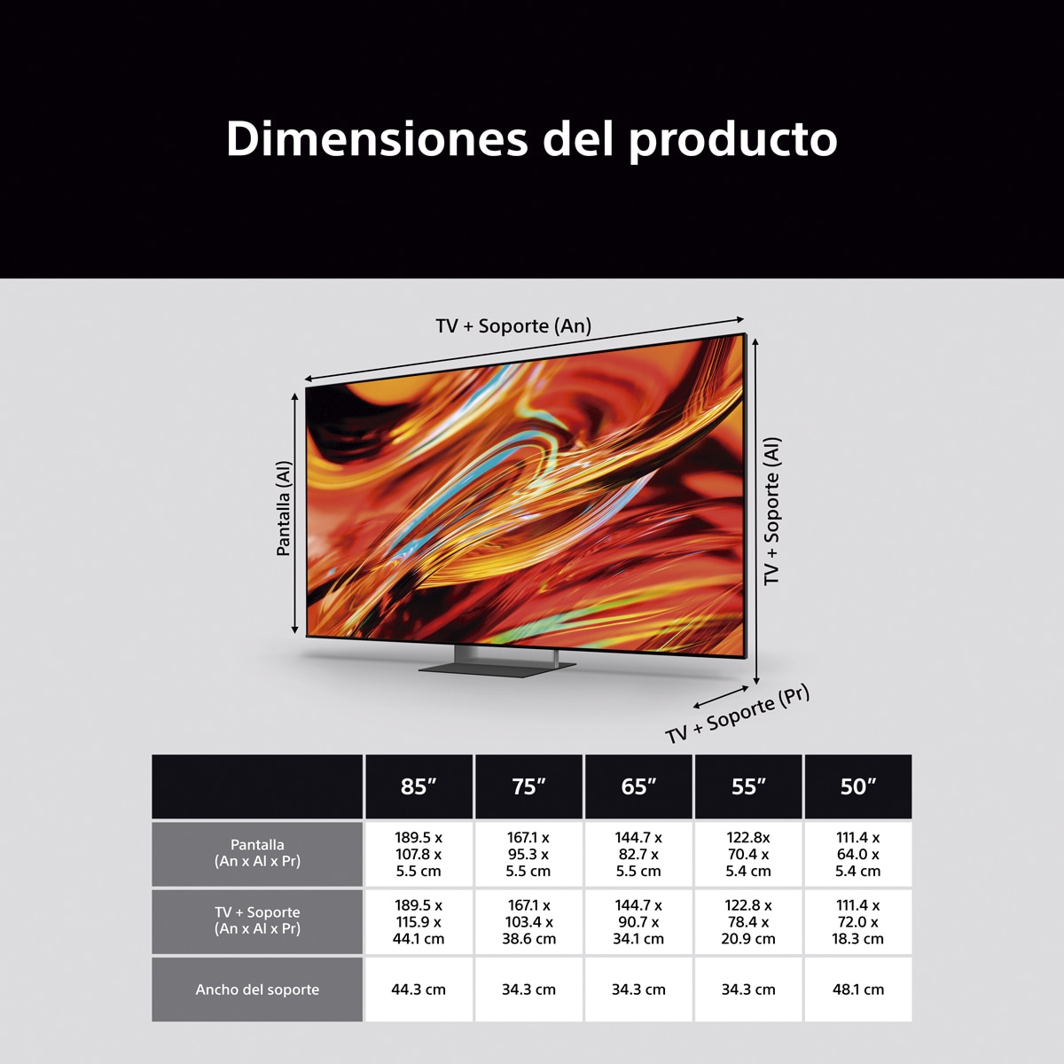 TV 55" Sony BRAVIA 7 II 55XR75M2 True RGB, LED 4K HDR, Dolby, Vision/Atmos, Google TV/Cast, Apple Airplay, Eco Dashboard, Game Menu, ideal PS5, 120 Hz (Reacondicionado Grado A) - Negro Negro-9