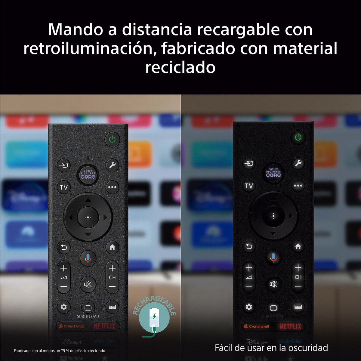 TV 55" Sony BRAVIA 7 II 55XR75M2 True RGB, LED 4K HDR, Dolby, Vision/Atmos, Google TV/Cast, Apple Airplay, Eco Dashboard, Game Menu, ideal PS5, 120 Hz (Reacondicionado Grado A) - Negro Negro-18