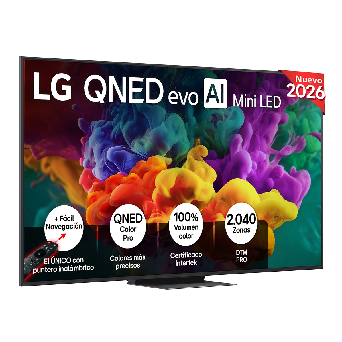 LG - TV QNED evo Mini LED 164 cm (65") LG 65QNED87B6A 4K, Smart TV, AI, QNED87 (Reacondicionado Grado A).