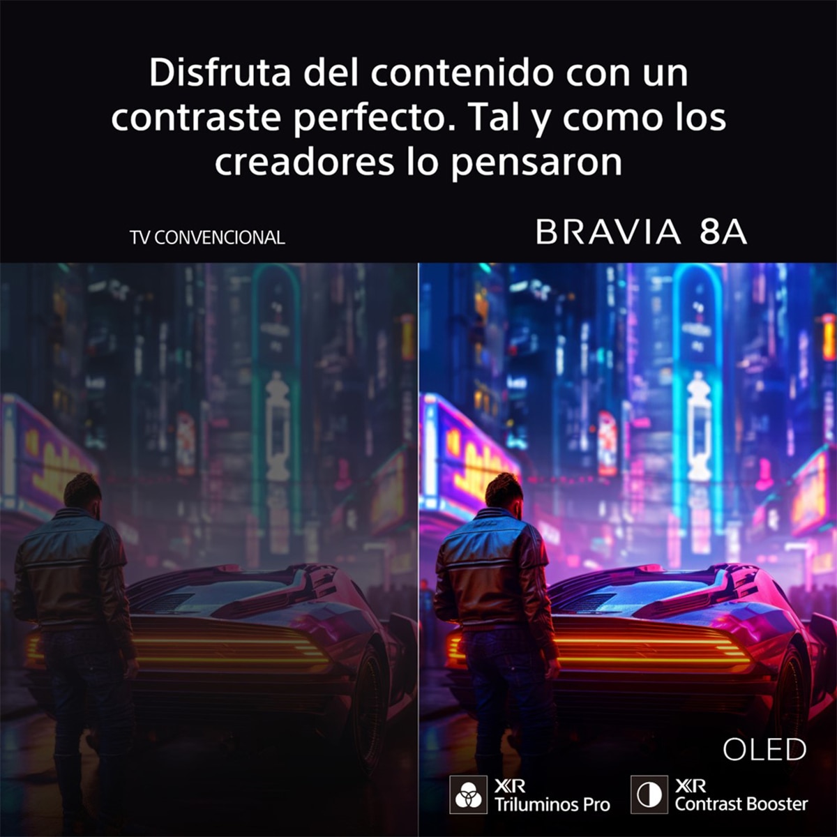TV 65" Sony BRAVIA 8A K65XR8AB OLED, 4K HDR, 120Hz, Google TV, Smart TV, Funciones para PS5, IMAX Enhanced, Dolby Vision Atmos, Chromecast (Reacondicionado Grado A) 2