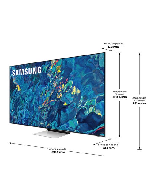 TV Neo QLED 214 cm (85") Samsung QE85QN95B Quantum Matrix Technology 4K Inteligencia Artificial Smart TV (Reacondicionado Grado C) - Silver Silver-9
