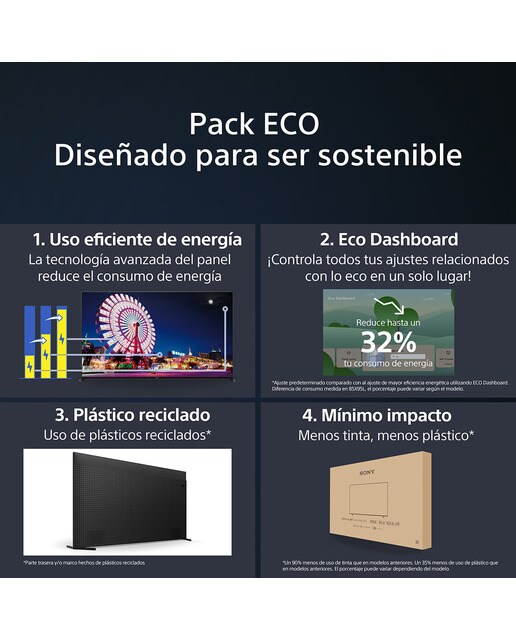 TV 65" Sony BRAVIA KD-65X85L LED, Full Array LED, 4K HDR, Google TV, Smart TV, Diseño sin bordes (Reacondicionado Grado C) 7