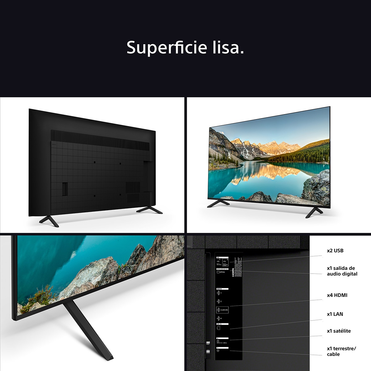 TV 43" Sony BRAVIA 3 K43S35BP LED 4K HDR, Google TV, Smart TV, Dolby Vision, Dolby Atmos, Triluminos PRO, X-Balanced Speaker, Game Menu (Reacondicionado Grado D) 5