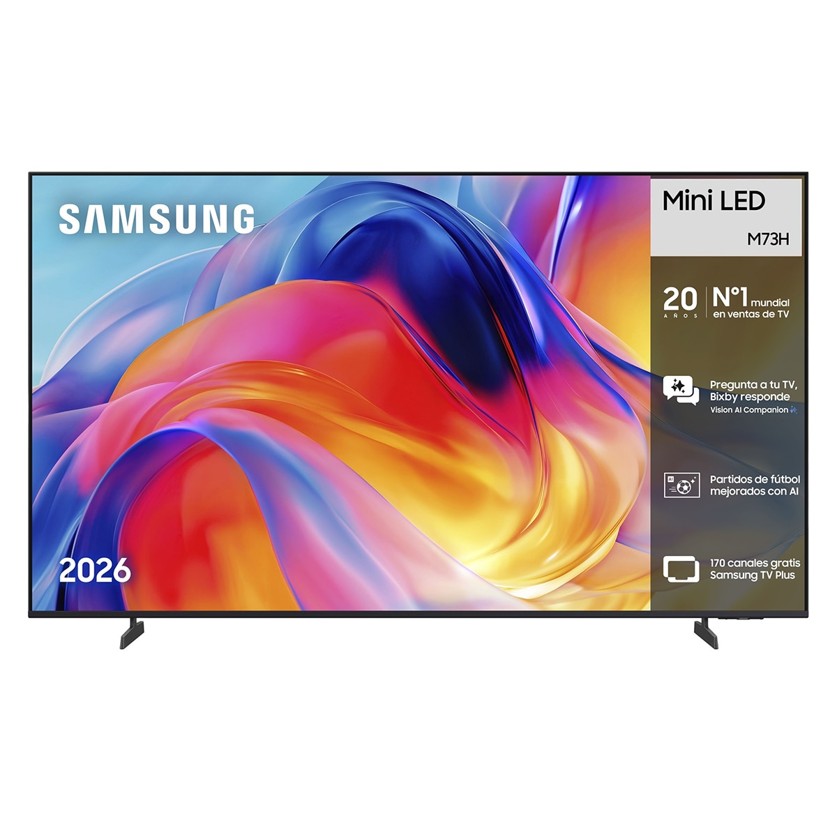 TV Mini LED 189cm (75") Samsung TU75M73HAUXXC 4K Smart TV con Vision AI Football Mode (Reacondicionado Grado A) - Negro Negro-1