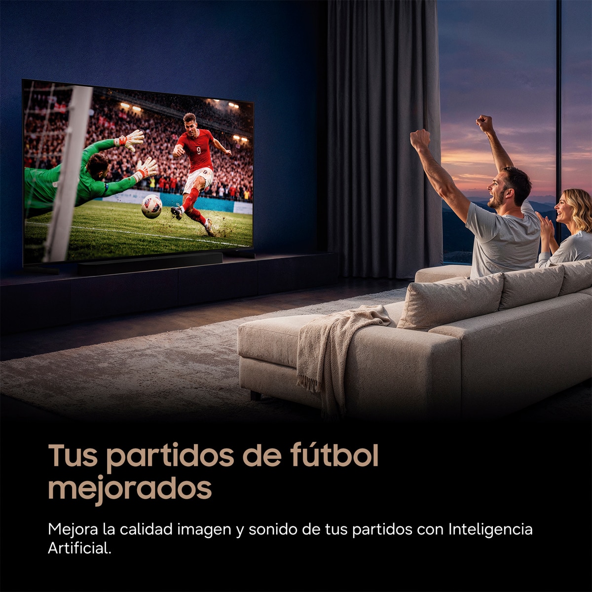 TV Mini LED 189cm (75") Samsung TU75M73HAUXXC 4K Smart TV con Vision AI Football Mode (Reacondicionado Grado A) - Negro Negro-5