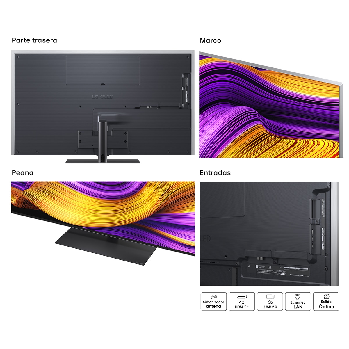 TV OLED evo AI G5 139cm (55") LG OLED55G56LS, Smart TV 4K (Reacondicionado Grado C) - Negro Negro-17