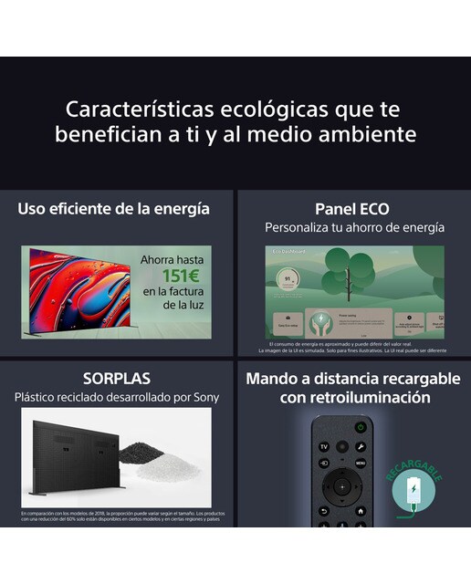 TV 65" Sony BRAVIA 8 65XR84 OLED, 4K HDR, Google TV, Smart TV, Funciones para PS5, IMAX Enhanced, Dolby Vision Atmos, Chromecast, Apple AirPlay (Reacondicionado Grado D) 10
