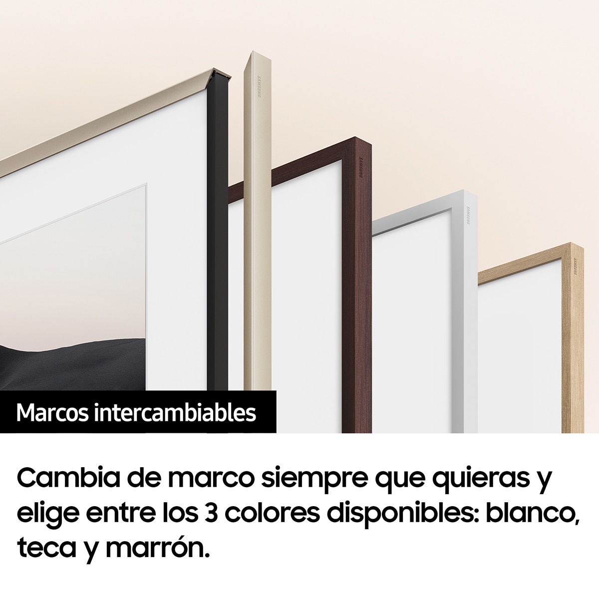 TV QLED 80 cm (32") Samsung The Frame TQ32LS03C 4K Display Mate, Smart TV para colgar en pared con soporte Slim incluido (Reacondicionado Grado D) 4
