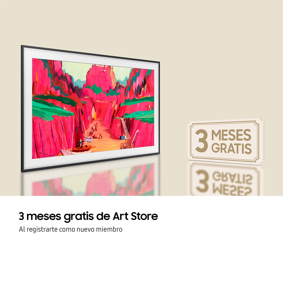TV QLED 80 cm (32") Samsung The Frame TQ32LS03C 4K Display Mate, Smart TV para colgar en pared con soporte Slim incluido (Reacondicionado Grado D) 15