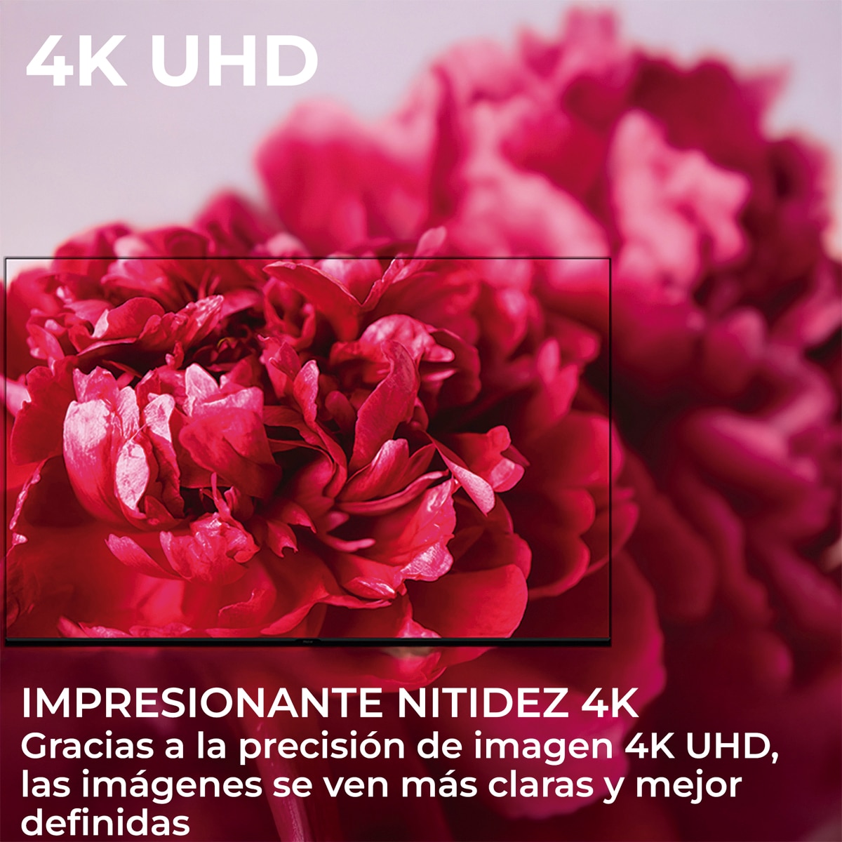 TV LED 126 cm (50") Haier K85 H50K85GUX 4K UHD, 60Hz, Google TV, HDR10, Dolby Audio, AIPQ (AI Picture Quality) (Reacondicionado Grado A) - Negro Negro-5